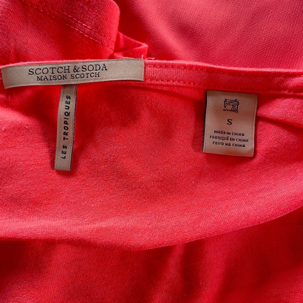 Scotch‎ & Soda Maison Scotch Woven Front Jersey Back Camisole Size Small - Picture 4 of 5